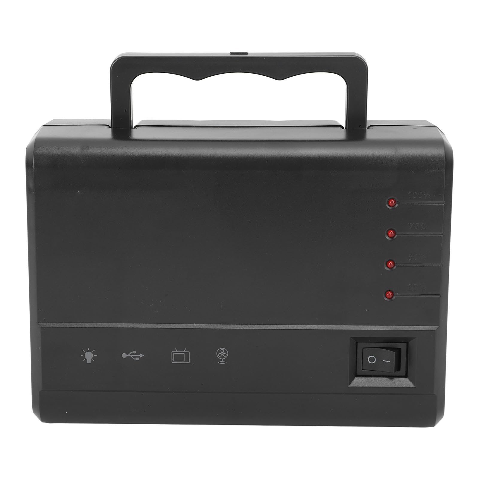 Fdit Estación de Energía Portátil de 5000mAh con 3 Métodos de Carga Protección contra Sobrecorriente Compacta para Viajes de Camping Uso Doméstico de Emergencia