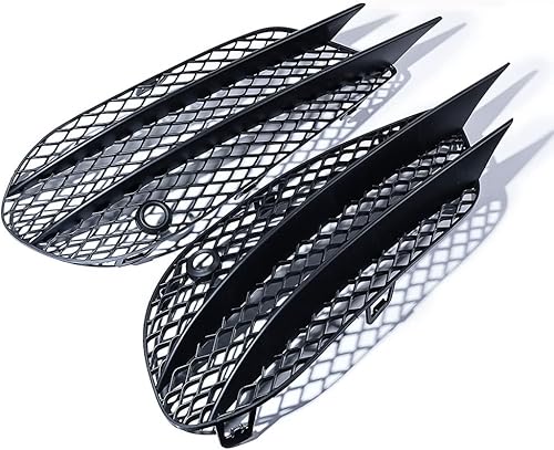 Miniatura 8 de Corp 2X Parachoques delantero inferior antiniebla rejilla izquierda derecha compatible con Mercedes Clase C W205 Sedan C205 Coupé A205 Convertible