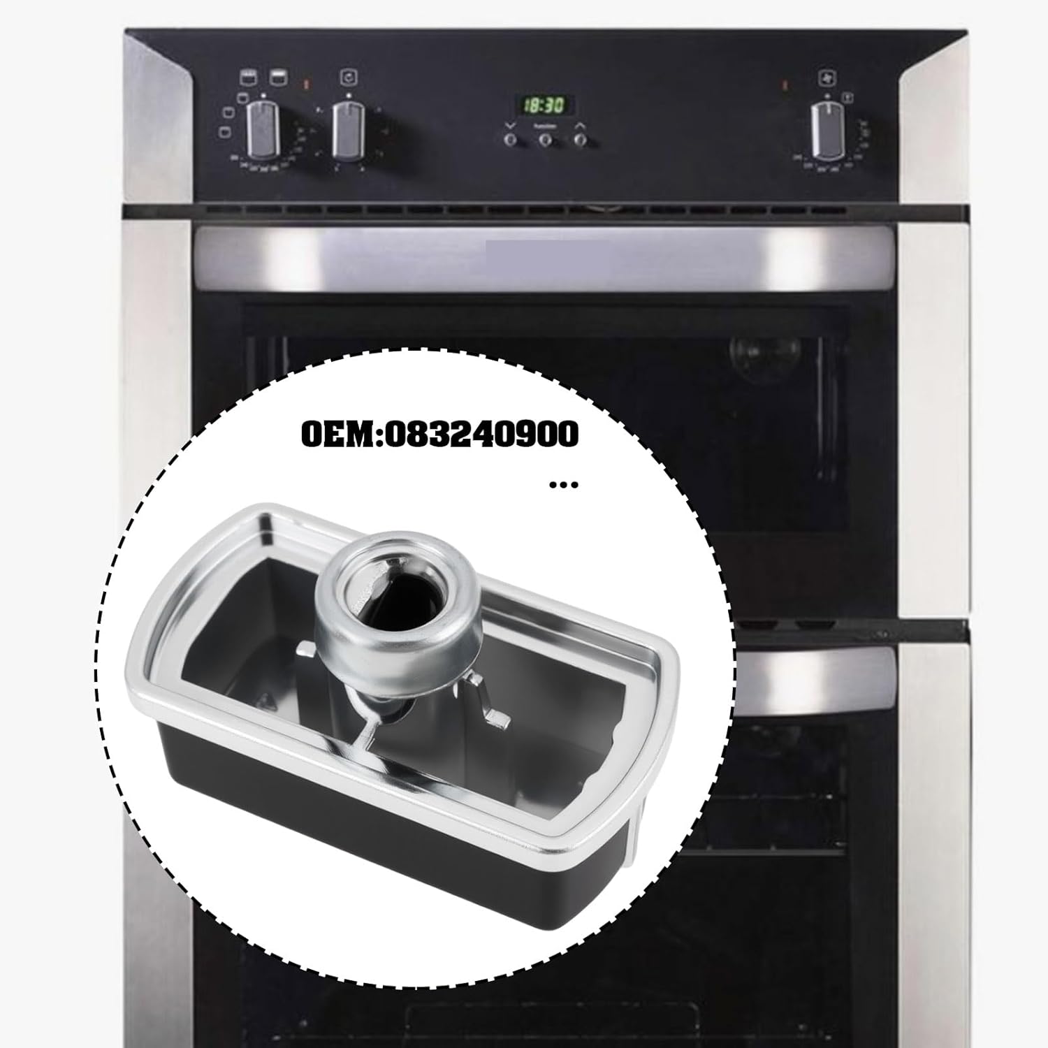 Create idea 3Pcs Stove Grill Control Knob Replacement Part 083240900 Compatible with Belling 444449563 444449567