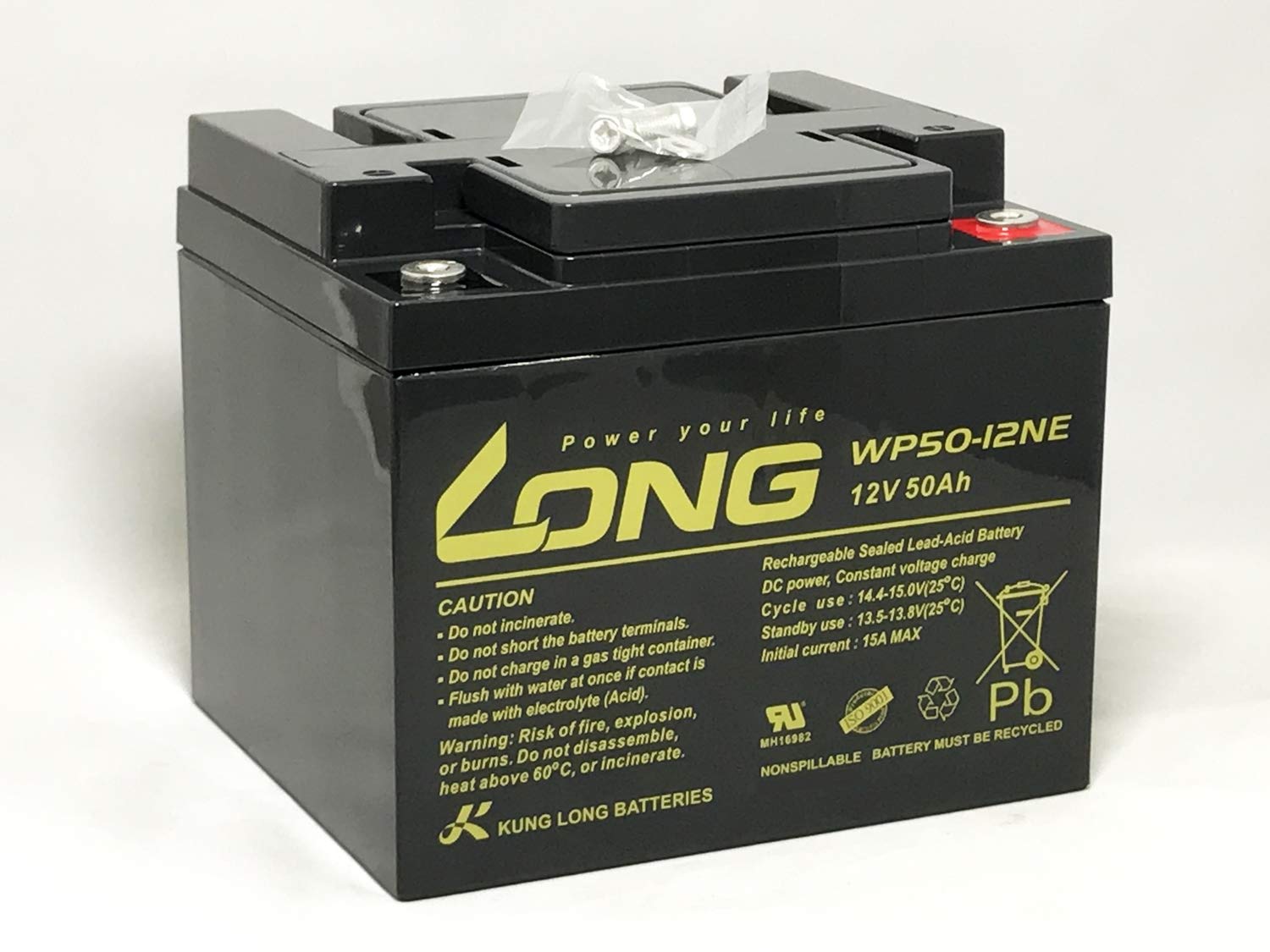 電圧計付きLONG VP50-12 バッテリーとバッテリーチャージャーのセット 電圧計付きLONG VP50-12 バッテリーとバッテリーチャージャーの