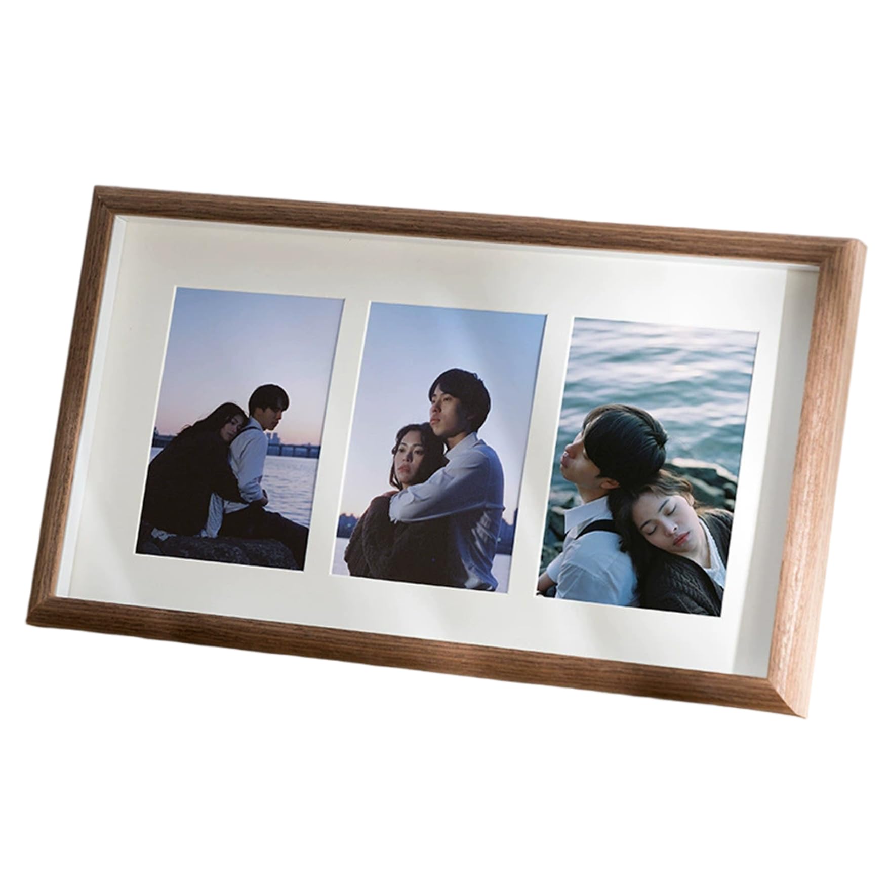 Cadre d'image 4x6 triptyque en bois pour figer vos plus beaux instants