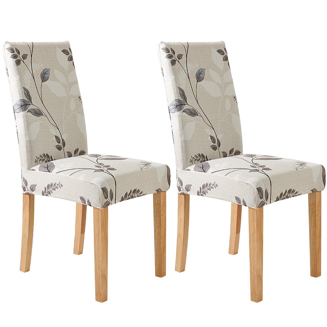 Secgo Chair Covers for Dining Room 2 Pack, Stretch Dining Chair Cover, Washable Spandex Kitchen Parsons Chair Slipcovers, Blue Chair Covers for Home or Party