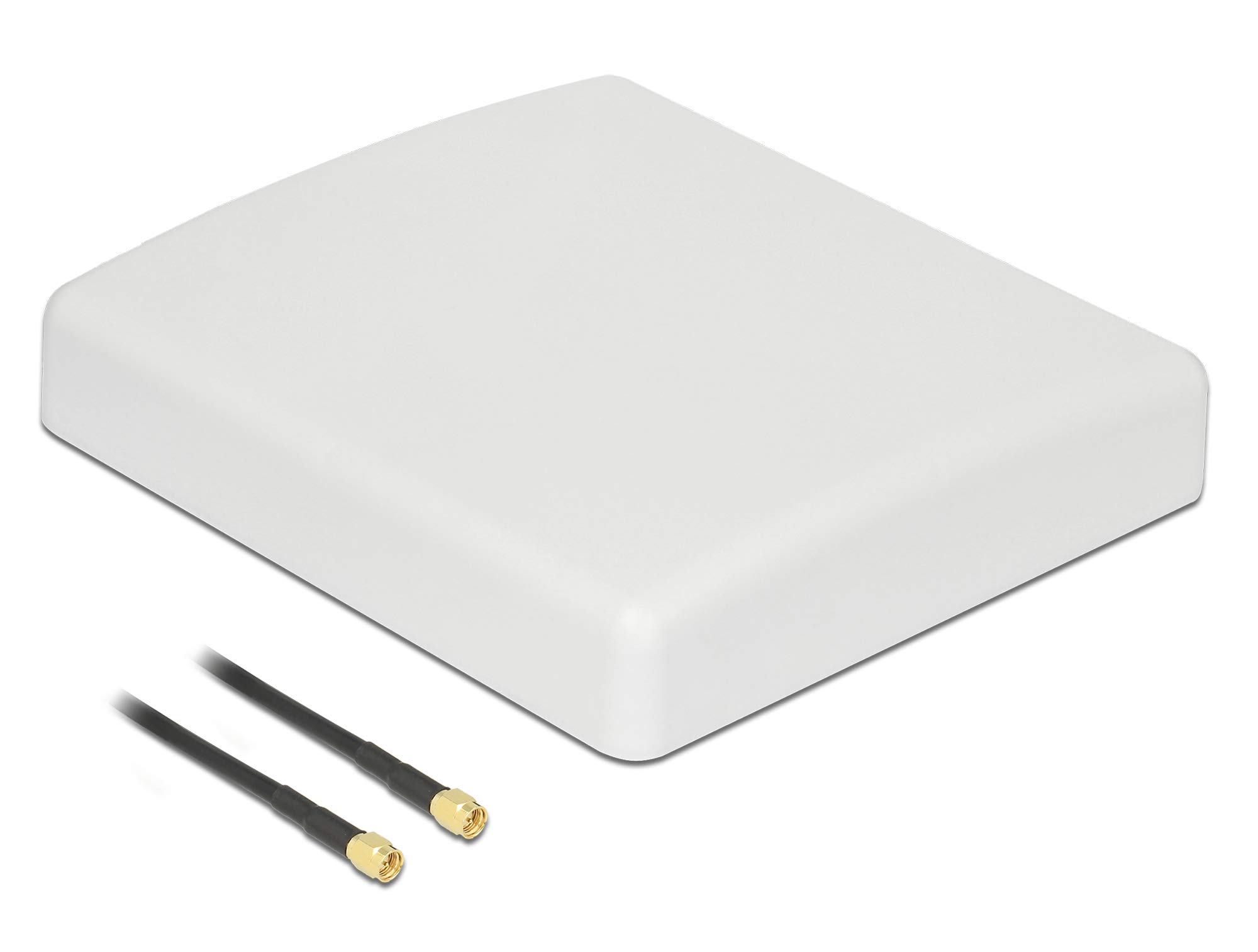DeLock Directional Antenna SMA 8dBi Netzwerk-Antenne, 89891, weiß