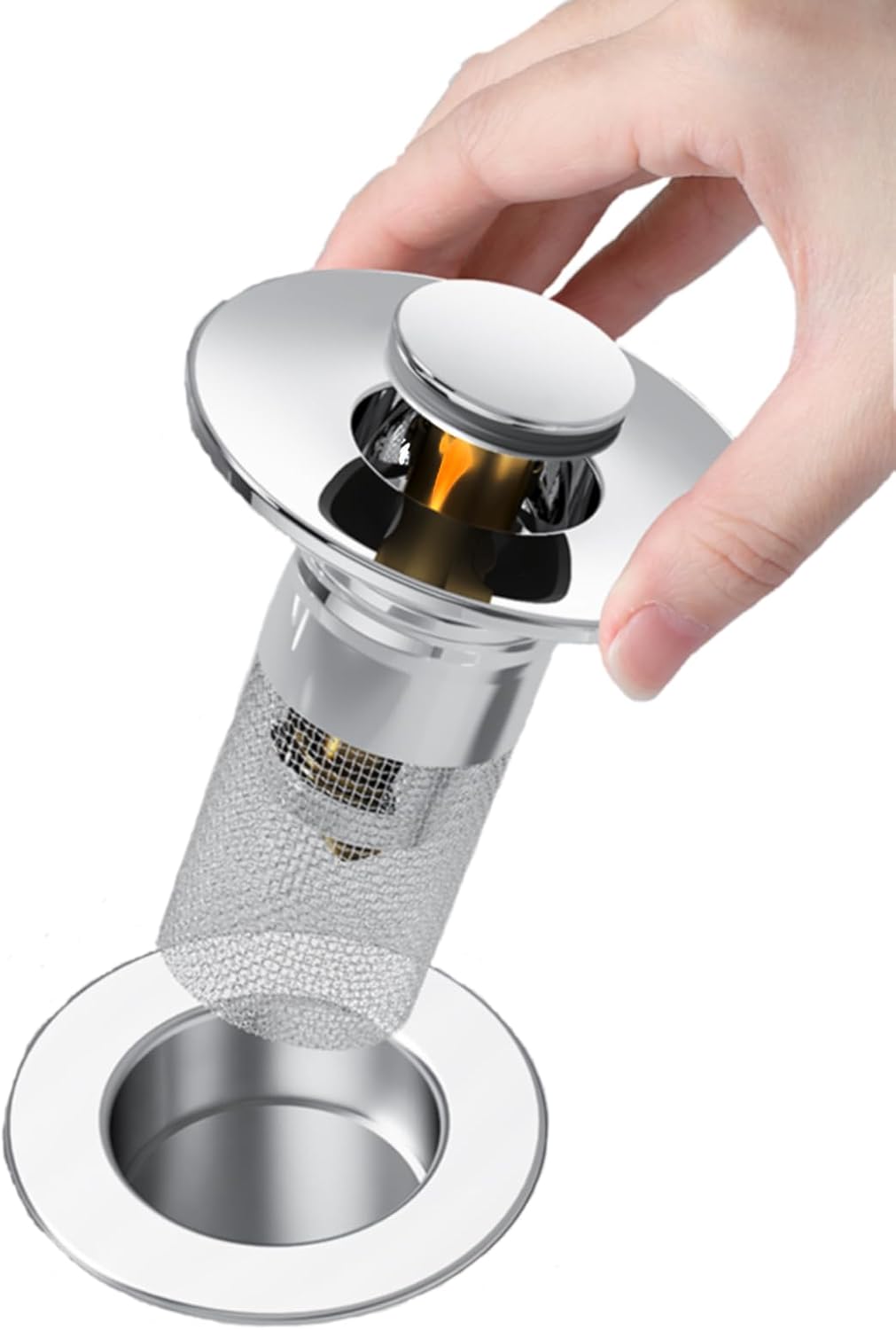 SYWUXIAN Bathroom Sink Stopper, Bathroom Sink Drain Strainer for US