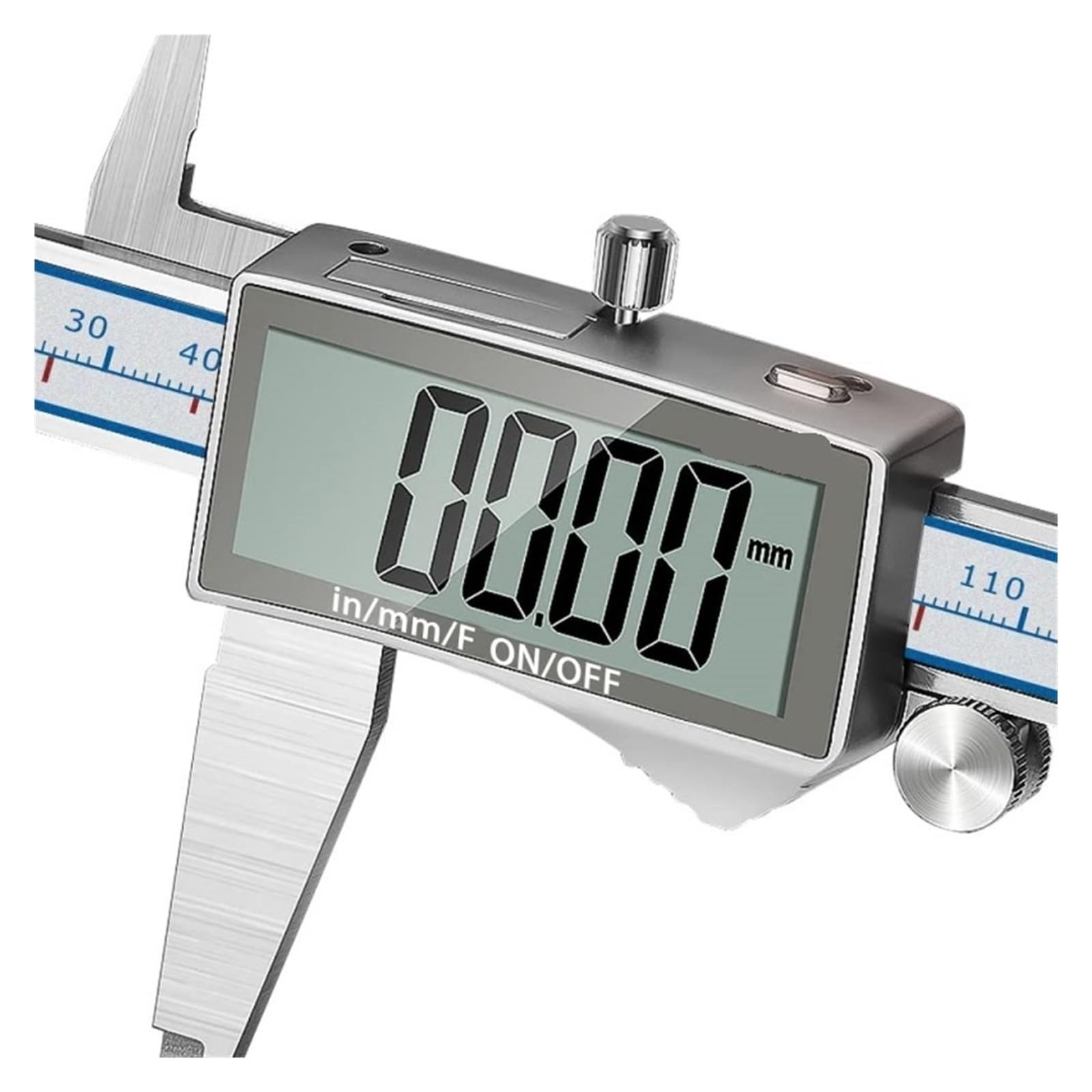 Suwmiarka cyfrowa 150 mm z dużym ekranem LCD Elektroniczne narzędzie pomiarowe ze stali nierdzewnej,Precyzyjny i dokładny