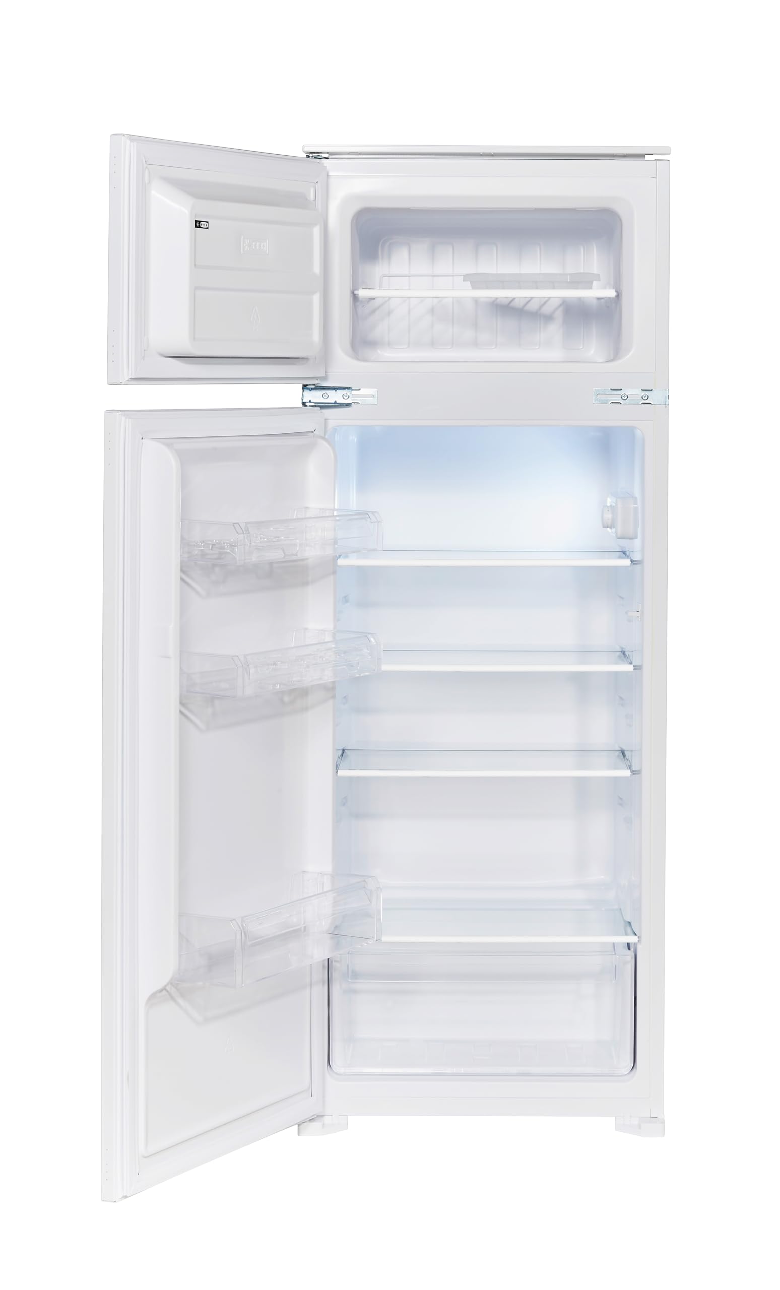 YUNA Einbau Kühlschrank Fedora EKG225E 205L Kühl- / Gefrierkombi LED Schlepptür