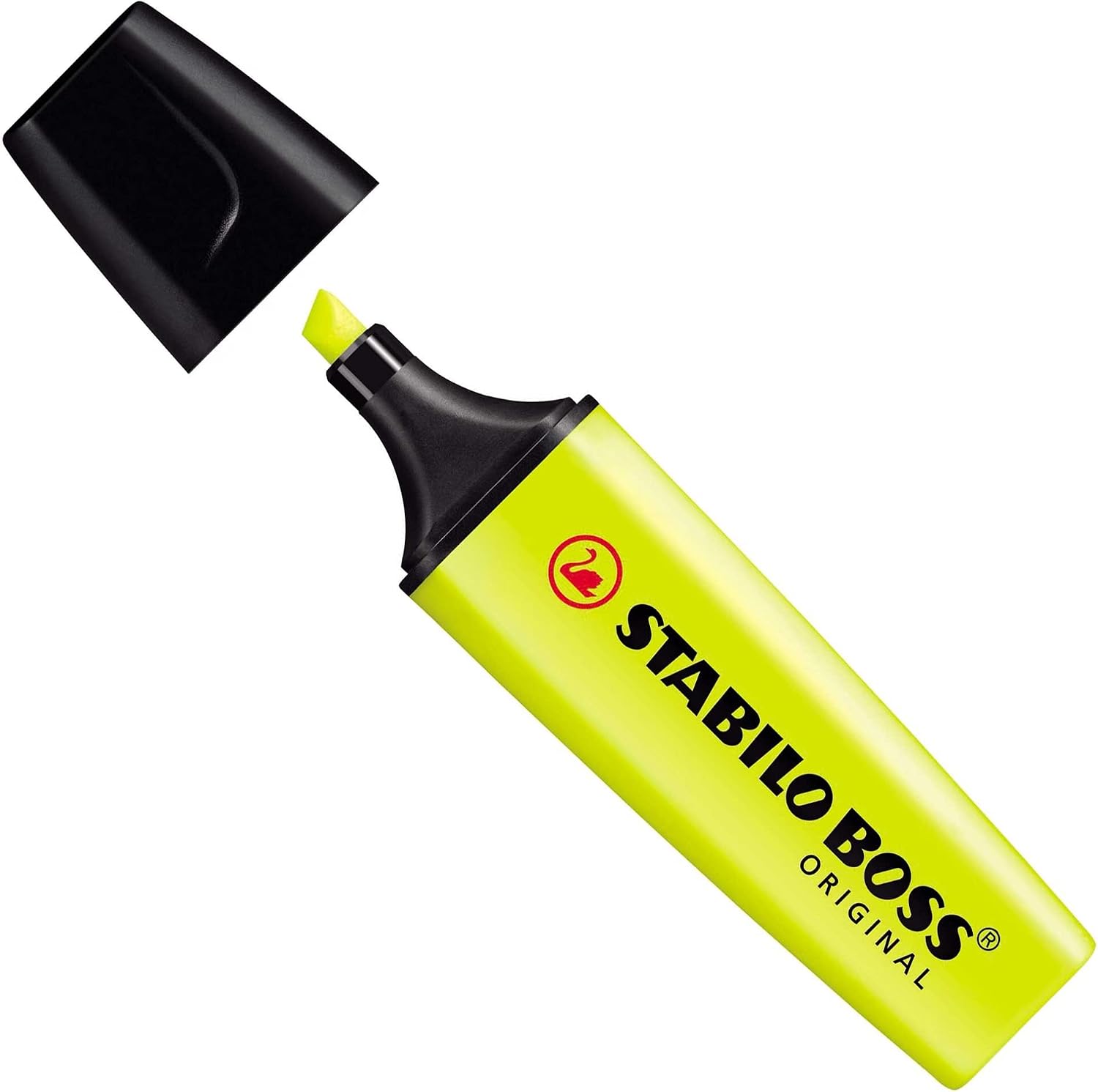 Marca Texto - STABILO BOSS ORIGINAL– Estojo com 4 unidades – Em cores clássicas