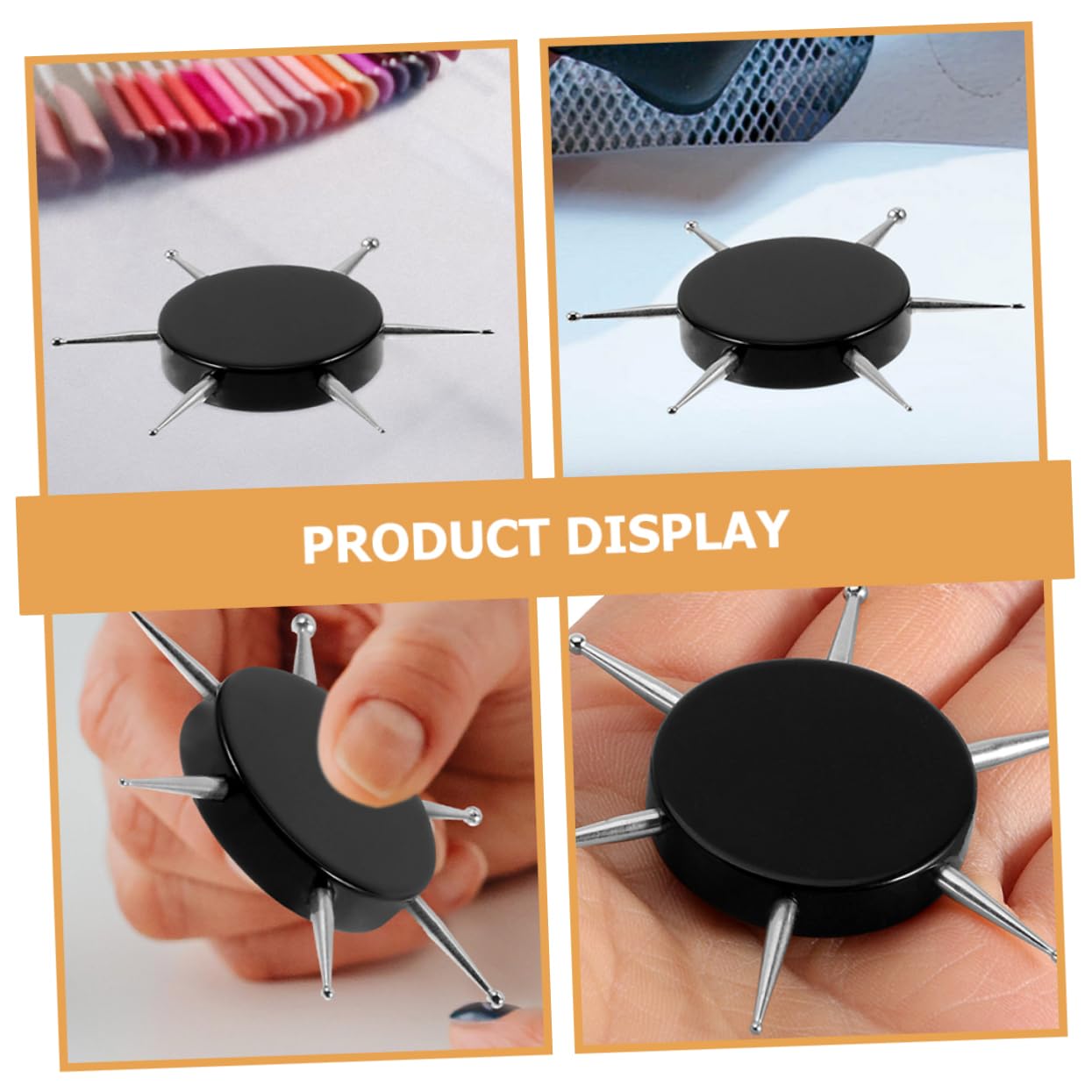 4pcs Circular Nail Dotting Tools Nail Art Manicure Tool for Creative Designs Lightweight for Artists Beginners for