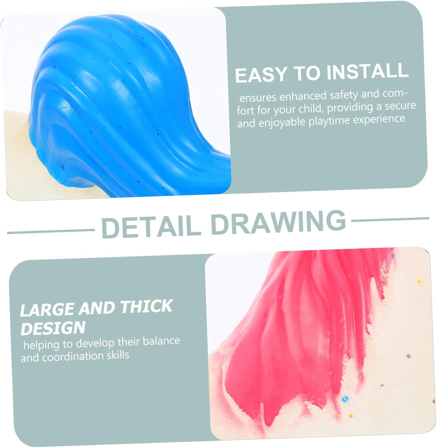 UPKOCH Unicorn Bounce Toy Boy Girl Inflatable Riding Horse for Boys and Girls Interactive Jumping Toy