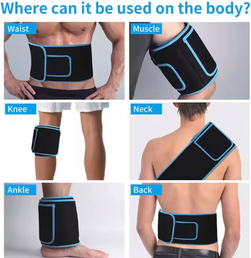 Infrared Red Light Therapy Belt 660nm & 850nm | Relaxation Support | Flexible Wearable Red Light Therapy Device for Back, Waist, Joints| Gift Ideas | Portable - Image 4