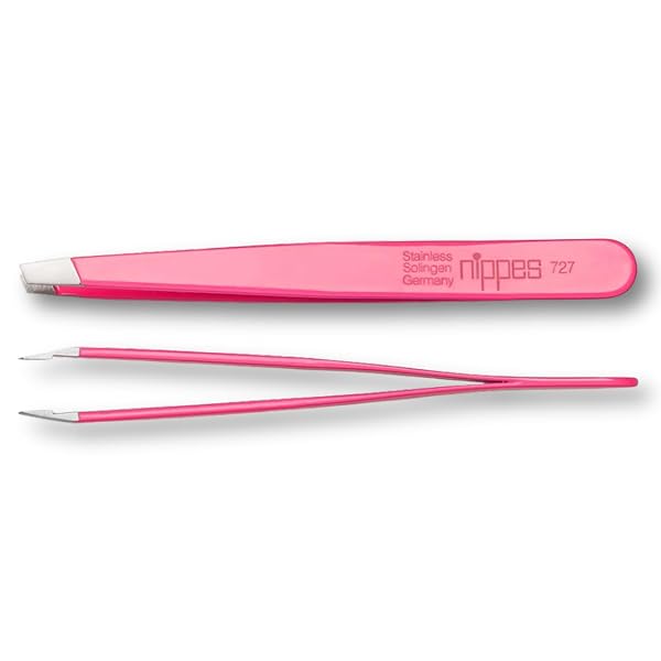 nippes Solingen Pinzette schräg, pink, 9,5 cm