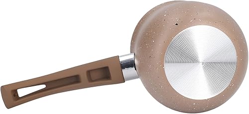 Miniatura 8 de Sartén antiadherente de aleación de aluminio, sartén antiquemaduras de un solo mango, mini cacerola, olla de café, caldera de huevos para cocina