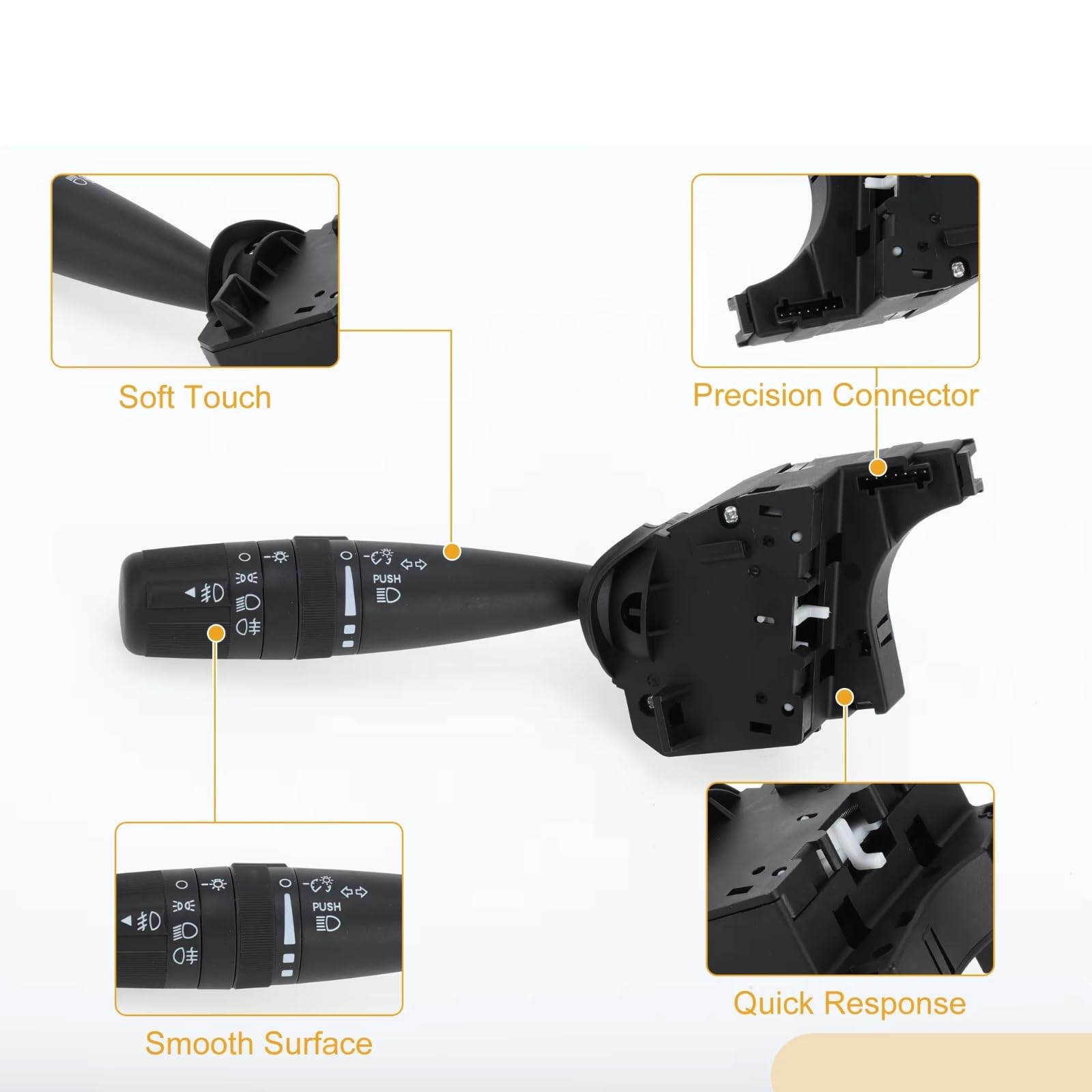 Comando Devio Luci Auto Compatibile Con Jeep Per Patriot 2007 2009-2017 Per Wrangler JK 2008-2017 2018 Interruttore Leva Indicatore Direzione Multifunzione Piantone Dello Sterzo