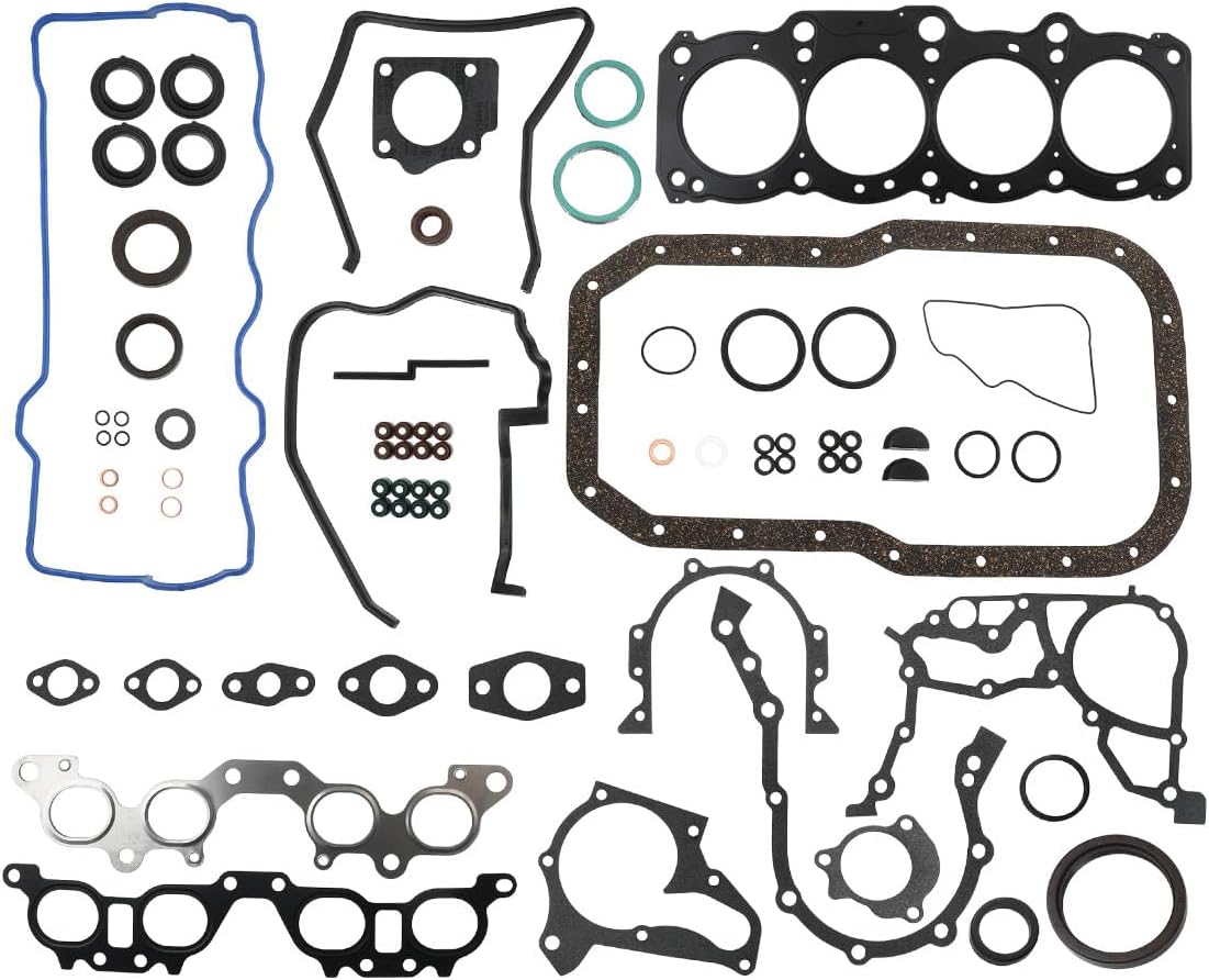 DETOTI Full Gasket Set Fit 96-01 Solara Camry Celica 2.2L DOHC 5SFE HS9468PT, CS9861