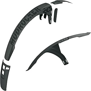SKS GERMANY MUDROCKER FRONT & REAR Front & Rear Mudguard for Mountain Bikes (Bicycle Accessories Made of Impact-resistant High-Performance Plastic, Easy Attachment, Effective Splash Guard)