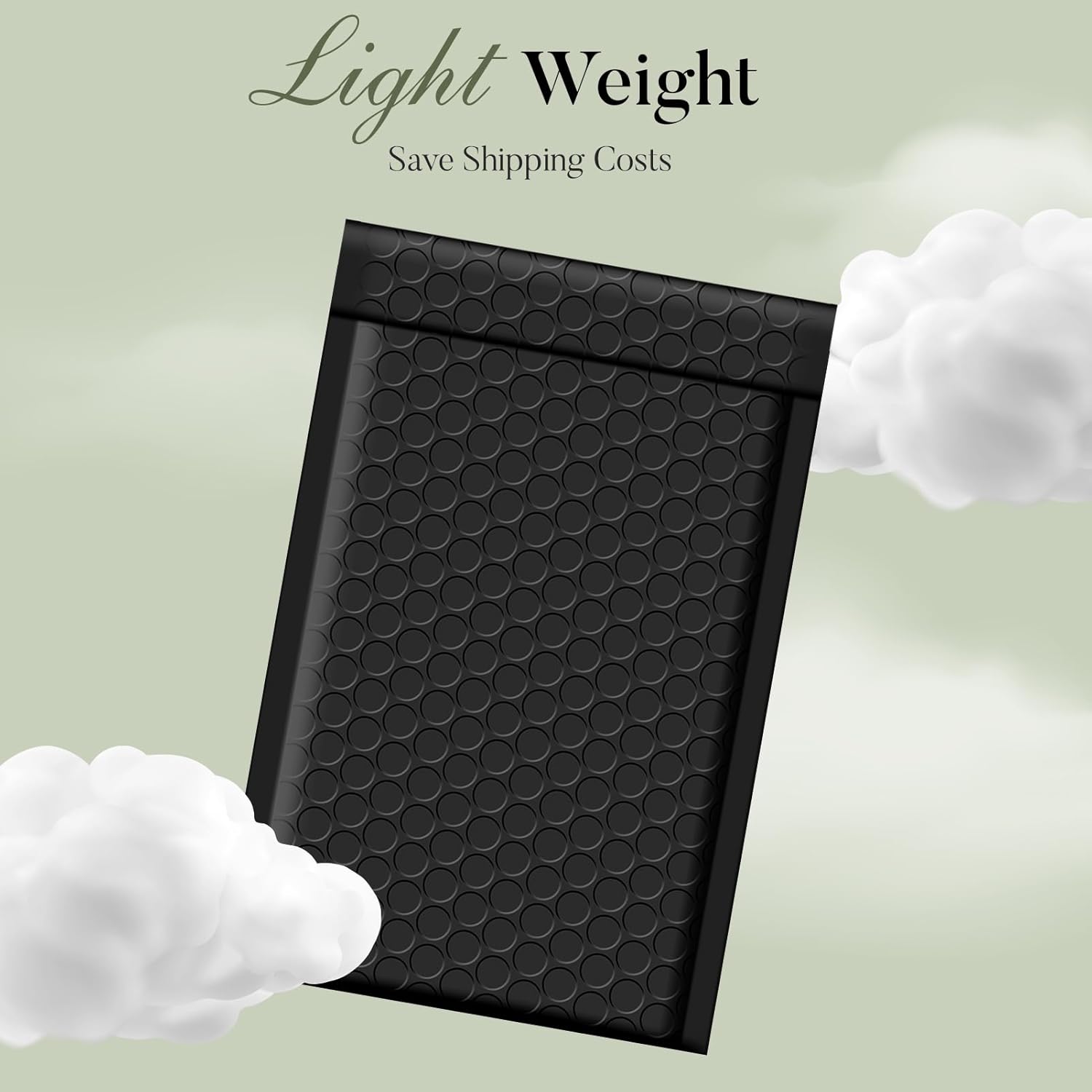 METRONIC Bubble Mailers 4x8 Inch 200 Pack Padded Envelopes Usable Size 4x7 Waterproof Black Padded Mailer Self Seal Adhesive Bubble Envelopes for Shipping Jewelry, Makeup, Small Business - Image 4