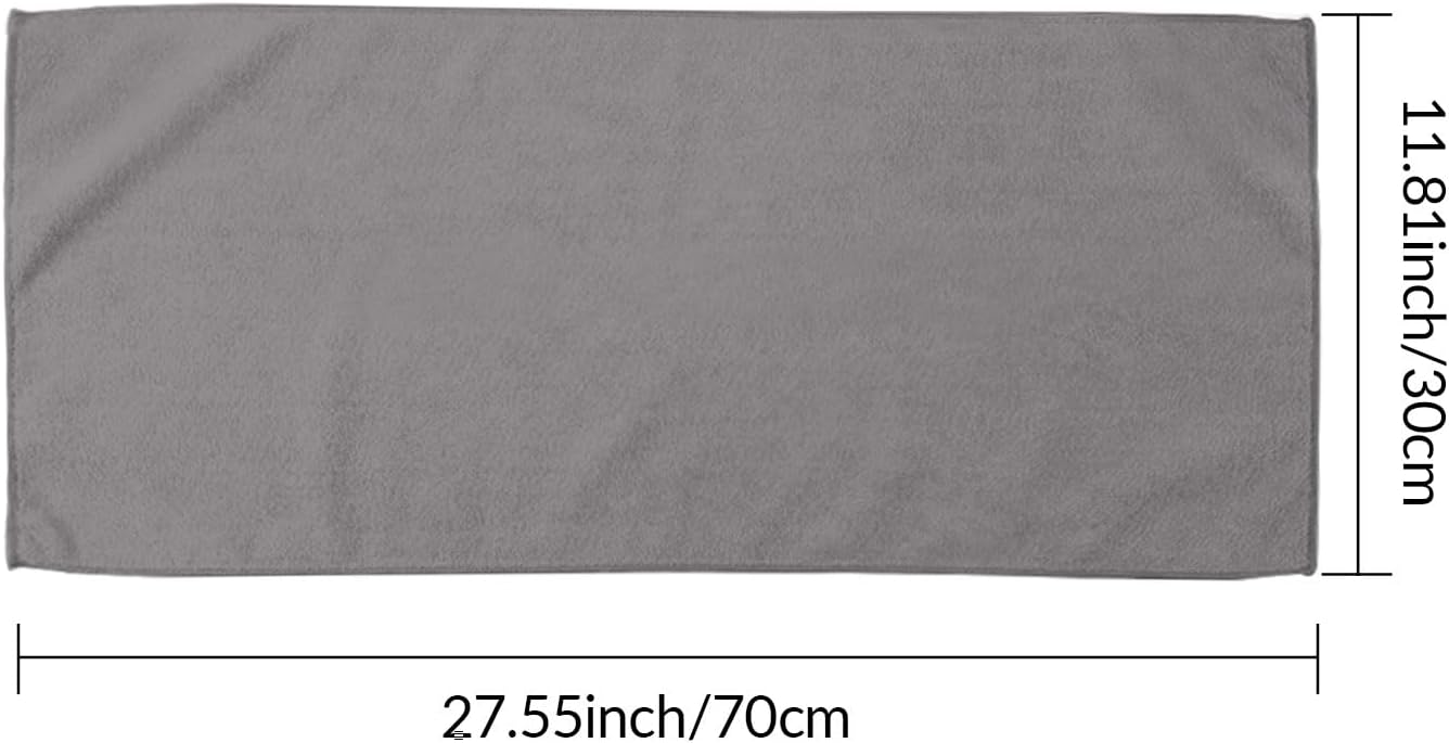 Car Detailing Towels-Drying Super Absorbent Auto Detailing Plush Extra Large Ultra Soft Large, Super Absorbent and Soft Microfiber Towels for Cars (Grey, 30 * 70CM)