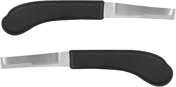 Regular Hoof Knife for Horses Farrier Tool with Plastic Grip Hoof Trimming Knife for Equine Care & Veterinary Use Left Hand