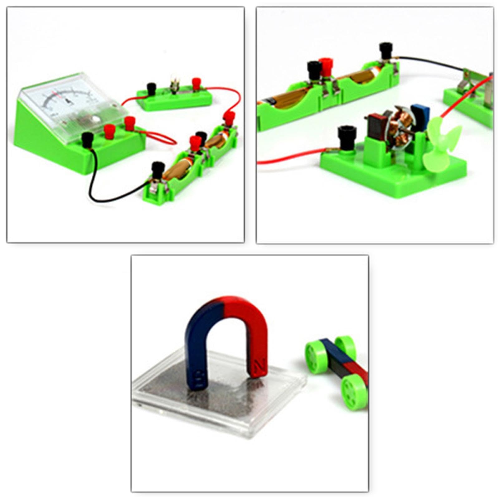 Kit di apprendimento di base sul magnetismo elettrico, strumenti interattivi per gli studenti per scoprire i principi della fisica e le capacità ingegneristiche, kit