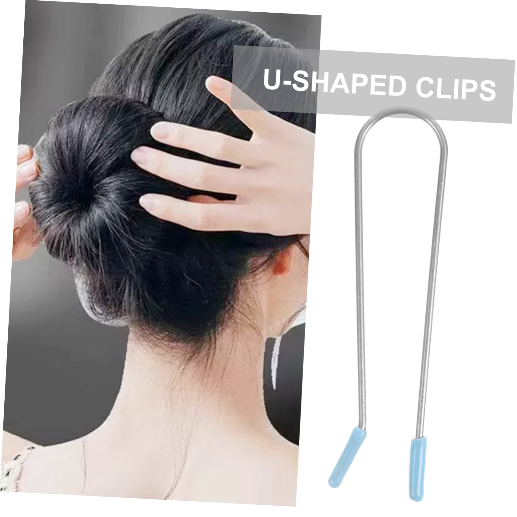 Beaupretty 100piezas Clips De Repuesto Para Rizador De Calor De Clips De Inoxidable Flexibles Para Estilizado Casa y Salones Herramientas De Peinado Para Cabello Elegante y Duradero