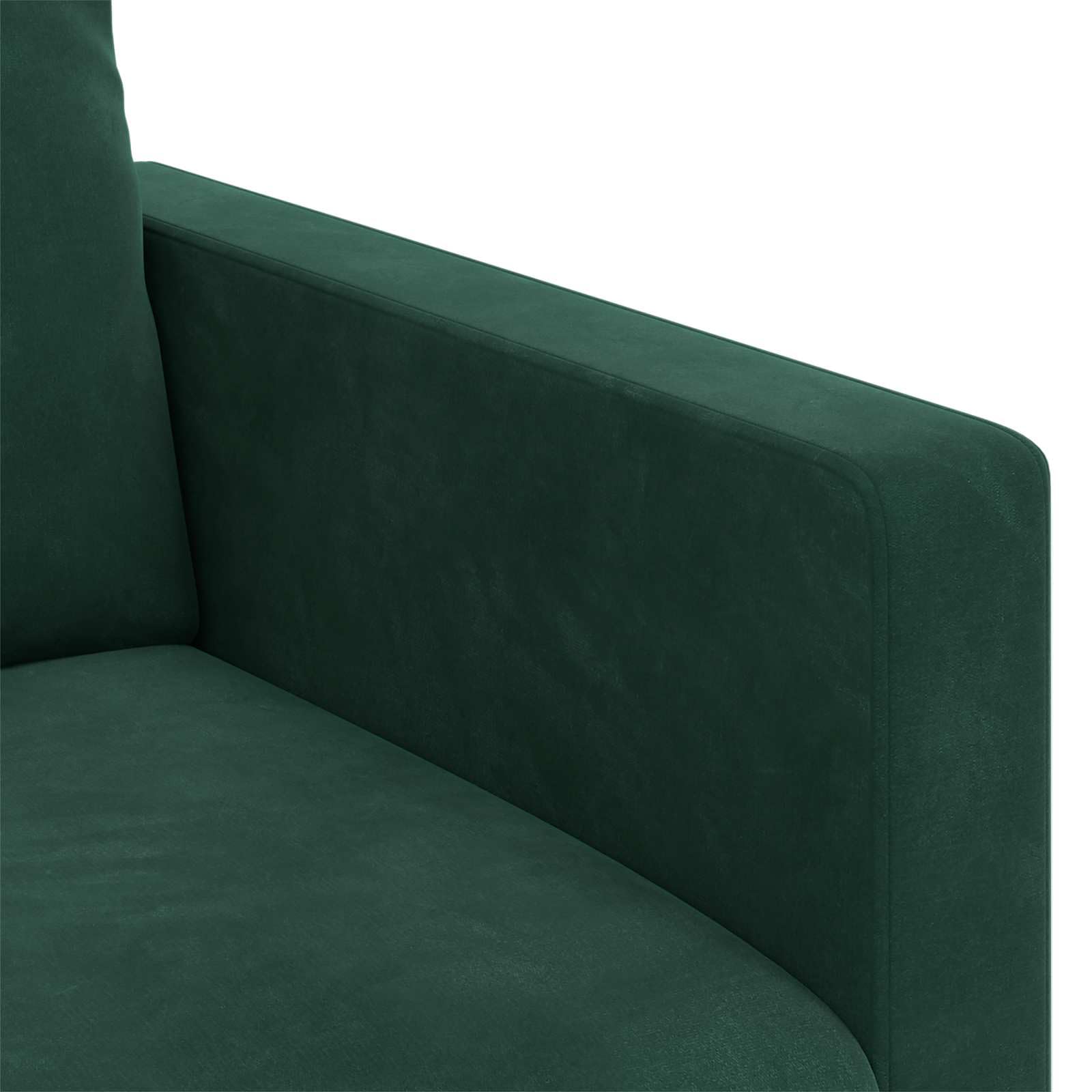 vidaXL Sofá Verde Oscuro 198 x 78 x 80 cm Terciopelo