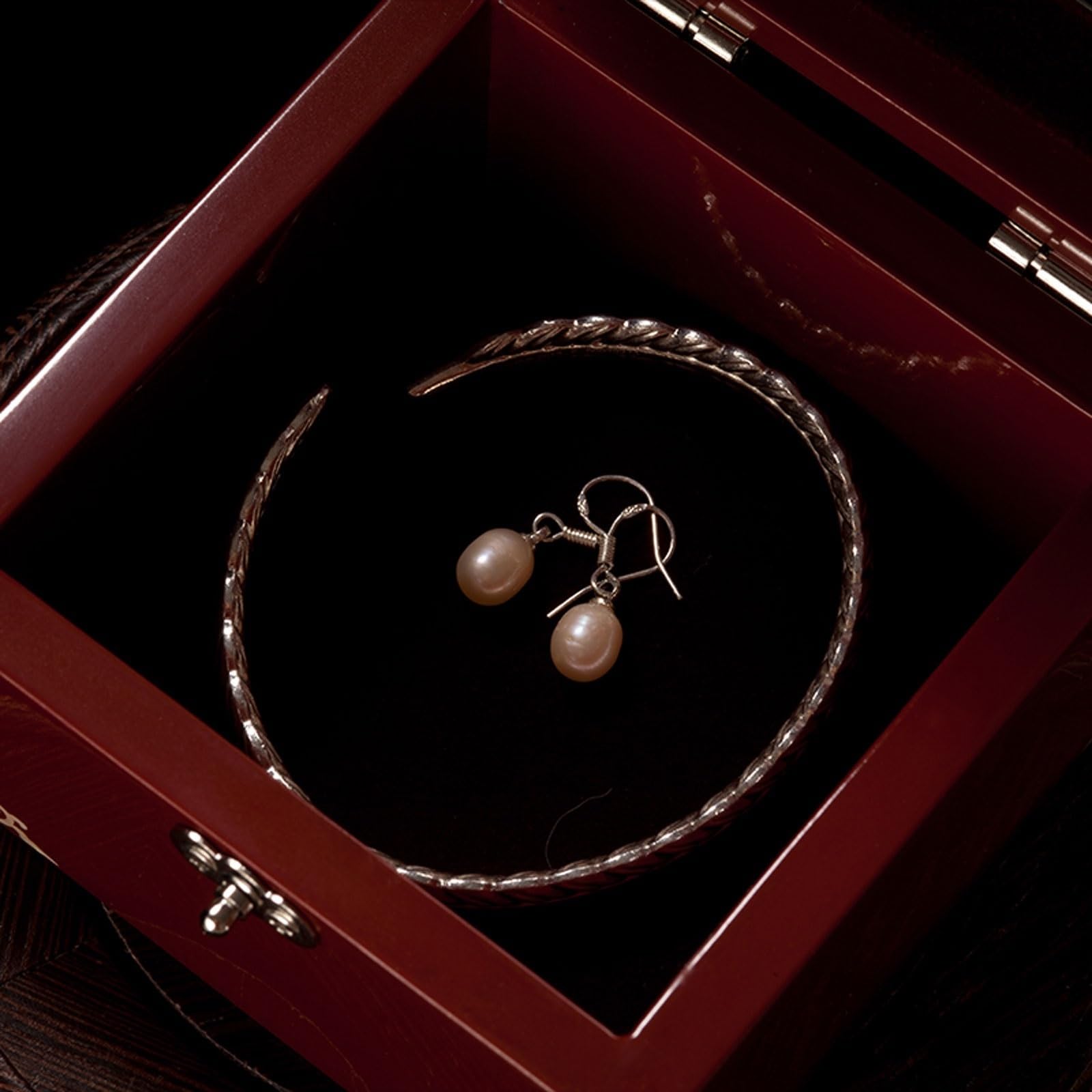 Jewelry Box Organizer Jewelry Box Wedding Gift Portable Bracelet Necklace Ring Storage Box Jewelry Organizer Small (A S) (B S)