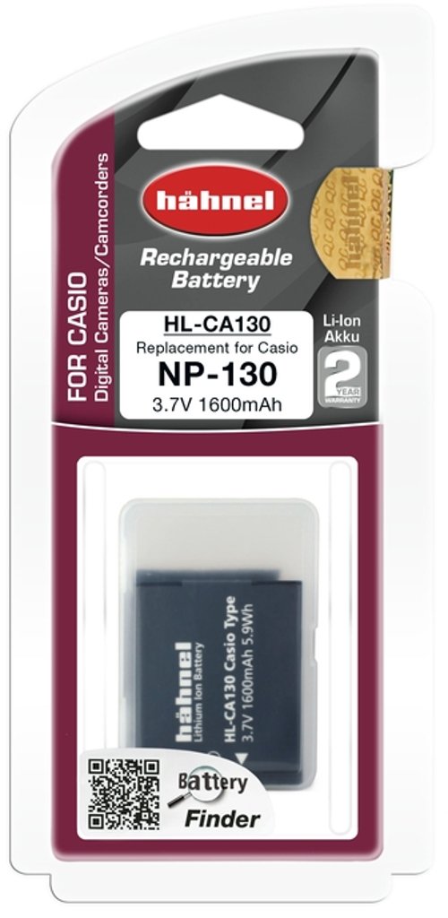 Hahnel HL-CA130 Replacement Li-ion Battery for Casio NP-130