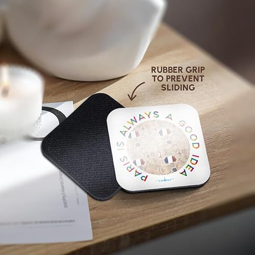 Miniatura 4 de 3dRose - Paris is always a good idea. A charming and classy travel gift - Coaster - (cst-362437-1)