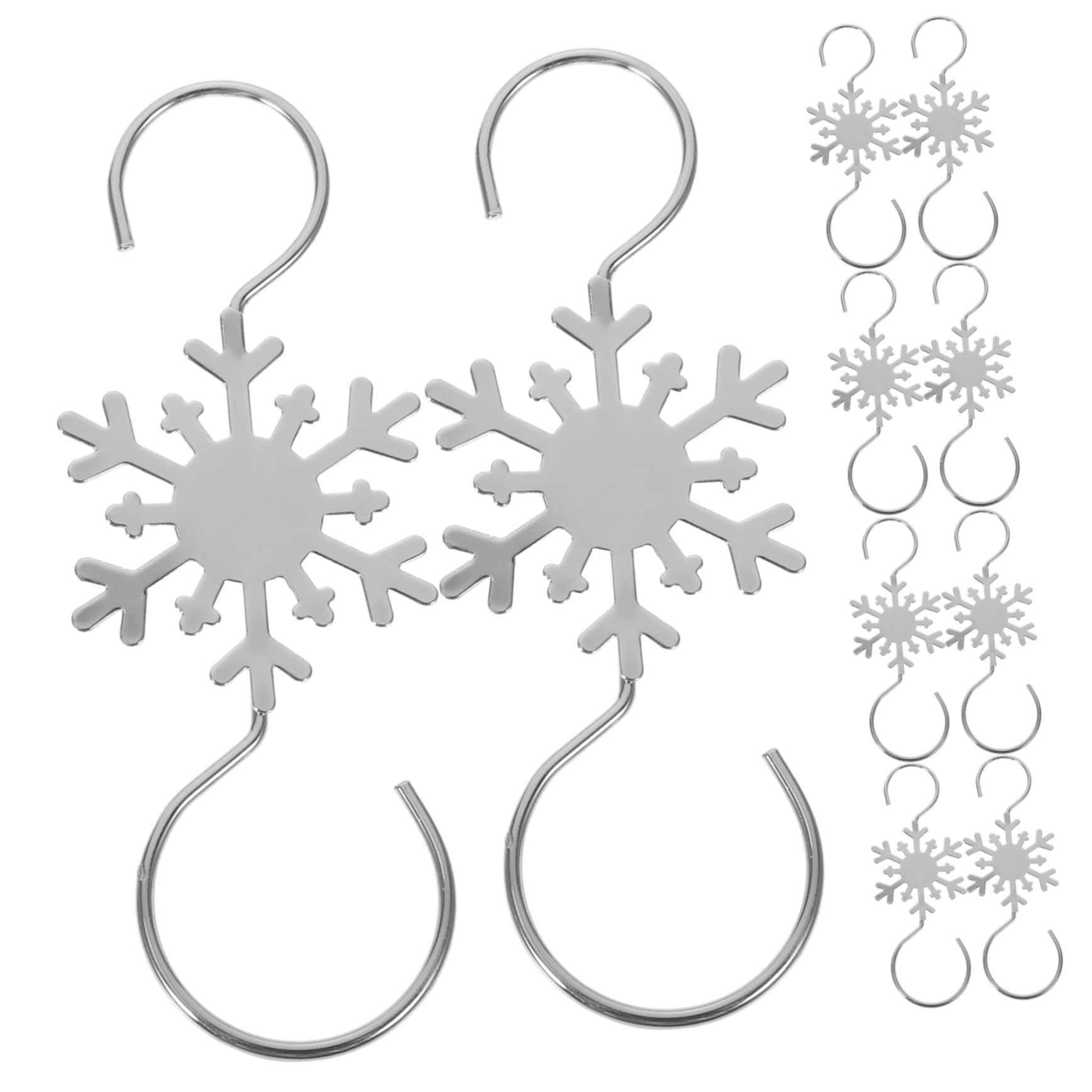 STOBAZA 10pcs Christmas Hanging Hooks Sturdy Metal Ornament Holders for Stockings Garlands Wreaths Versatile Xmas Decoration for Mantel and Fireplace