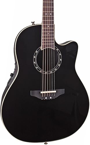 Miniatura 1 de Ovation Standard Balladeer 2771AX Guitarra Acústica-eléctrica, Negro