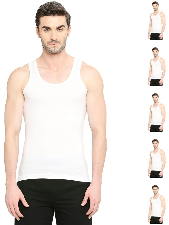 VIP Bonus Classic Round Neck Premium Cotton Vest with Sleeves