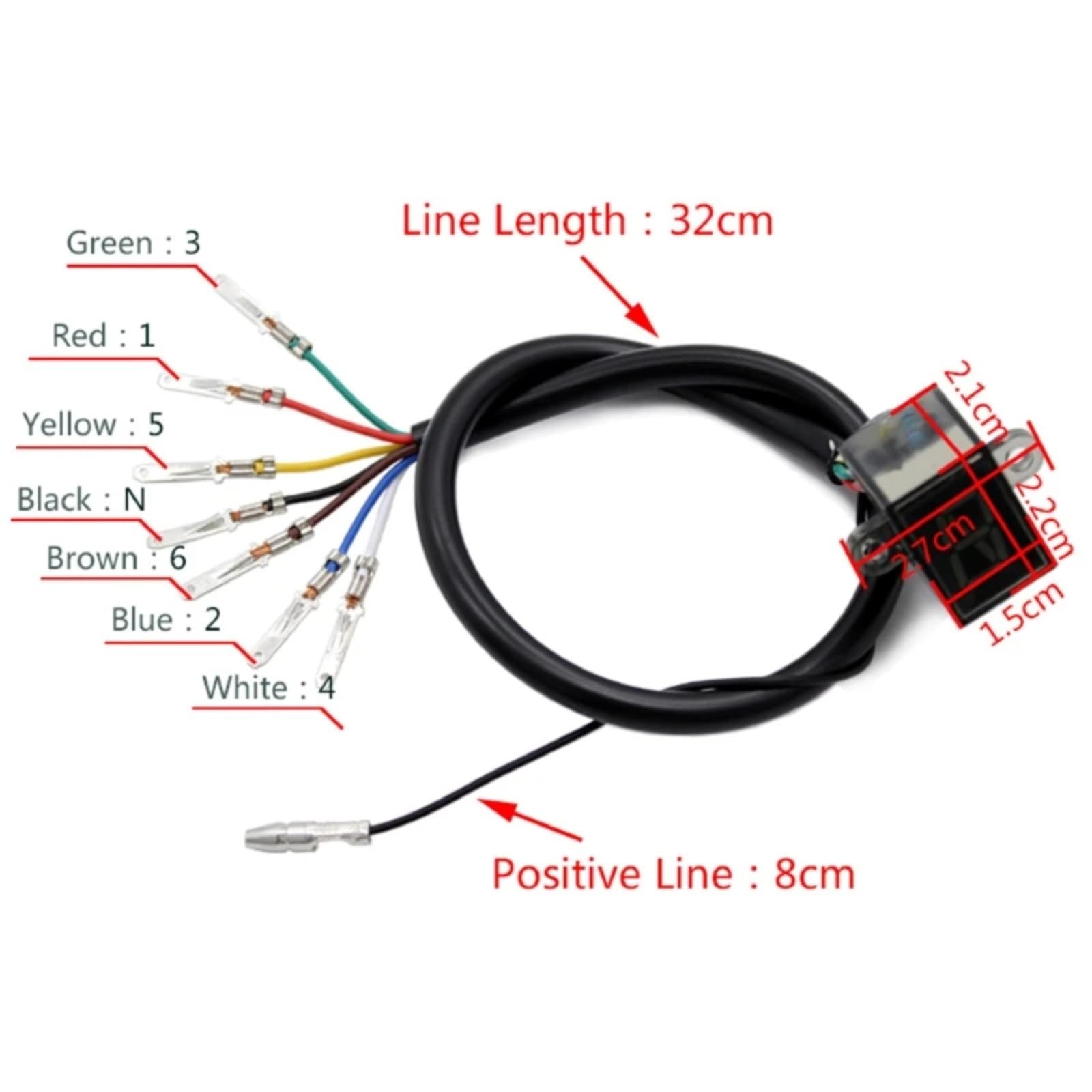 Indicador Engranaje Indicador De Marcha Digital Universal De 12 V para Motocicleta, Sensor De Posición De Cambio, Instrumento De Visualización A Prueba De Agua