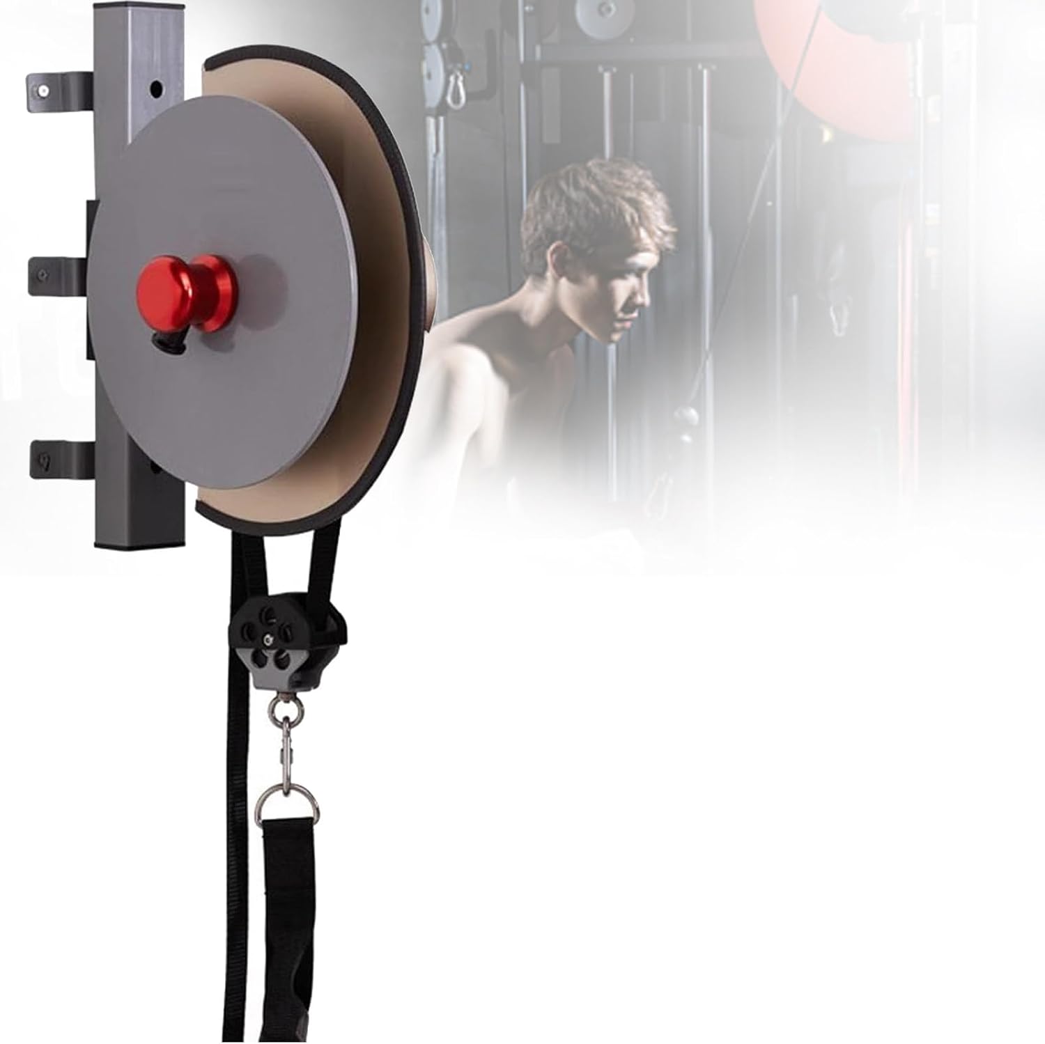 Flywheel Trainer Centrifugem,Variable Resistance Centrifuge Pully Trainer,for Home Office Workout,Leg and Arm Training