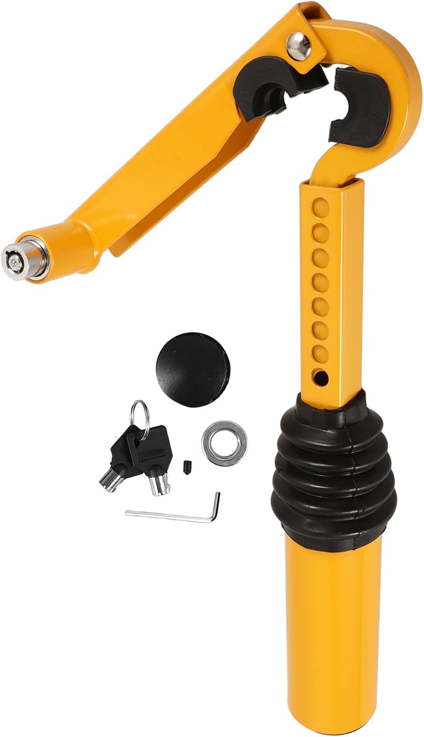 Generic Car Gear Lock Handbrake Lock Steel Anti-Theft for Cars and Trucks Security Protection