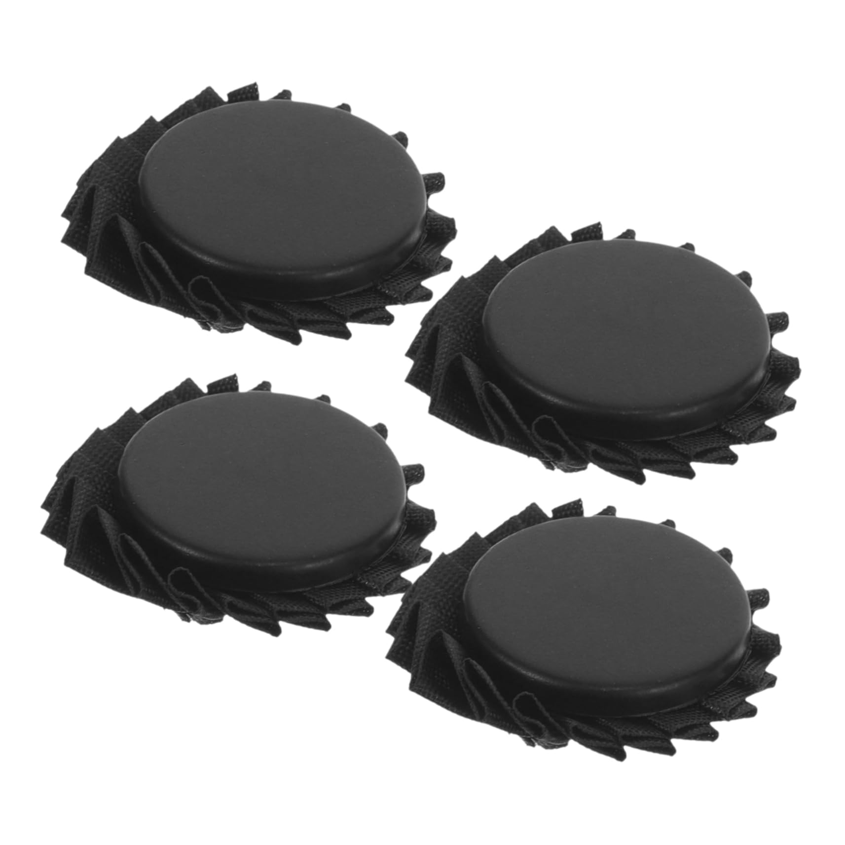 LIFKOME accesorios para paraguas tapas de paraguas tapas paraguas ultravioleta partes cubierta de la punta del paraguas tapas de paraguas de repuesto el plastico Black