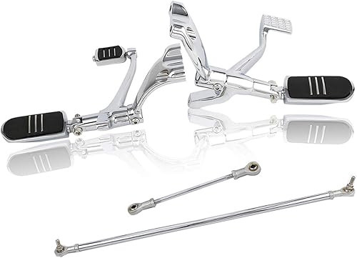 Miniatura 42 de XFMT - Reposapiés para motocicletas, compatible con Sportster negro