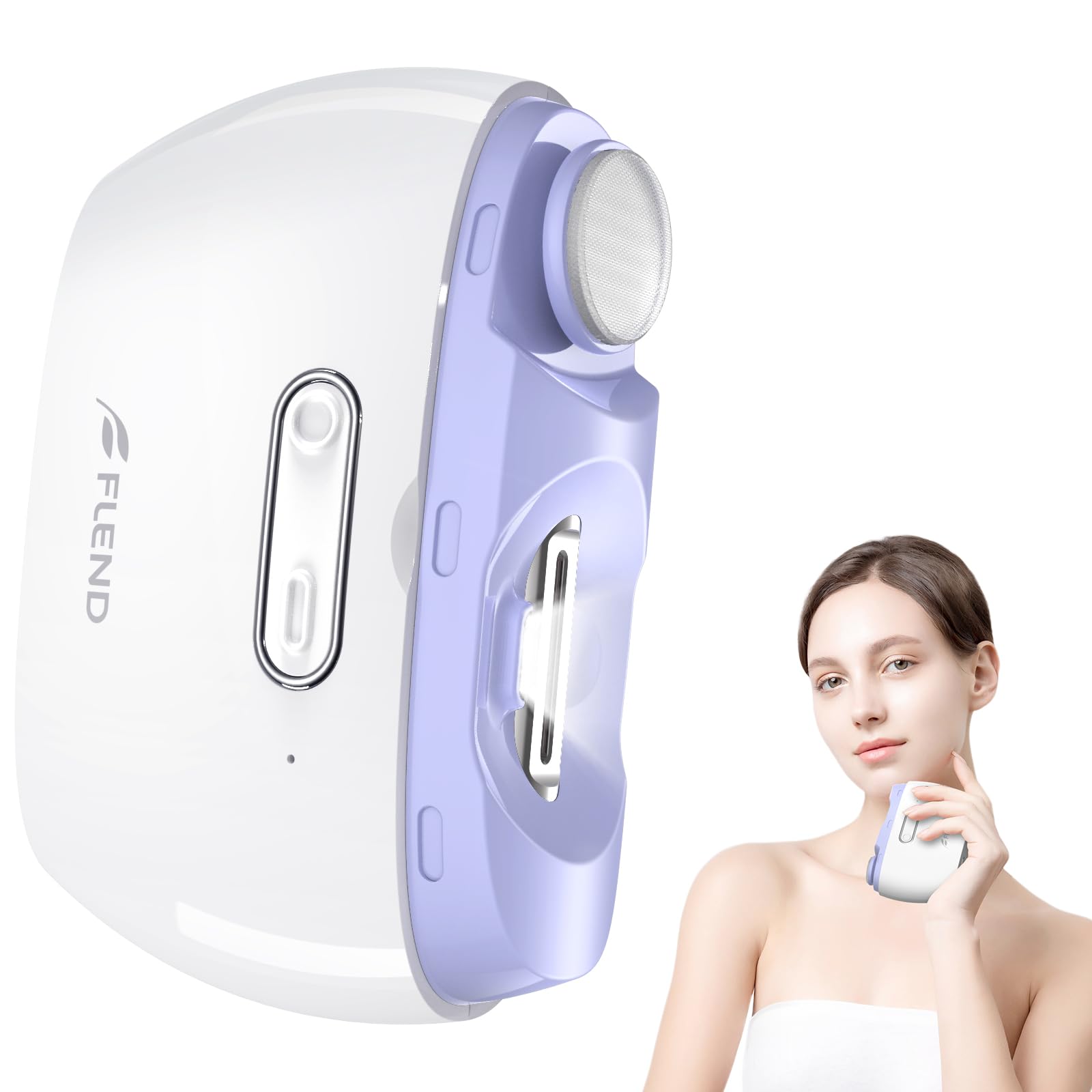 Cortaúñas eléctrico automático, lima de uñas portátil, sin ruido, restos de uñas, cubierta de uñas, lijado y pulido, 2 en 1, fácil operación, luz LED, cortador de uñas, cortador de uñas para niños