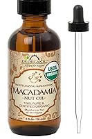 Vista 113 de Aceite de semilla de uva orgánico de US, certificado orgánico USDA, 100% puro y natural, virgen prensado en frío, sin refinar, en botella de vidrio