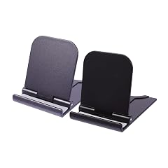 TEHAUX 2pcs Mobile Phone Stand and Tablet Holder for Desk Compact and Lightweight Design Material for and Tablets