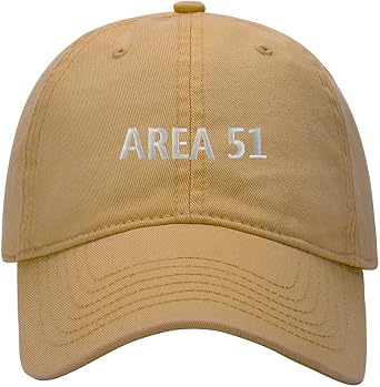 Mens Baseball Cap Area 51 Alien ET Embroidered Dad Gifts Hat