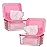 Whiidoom Wipes Dispenser, One-Handed Operation Wipe Holder for Baby & Adult, Seal-Designed Wipes Container for Bathroom Keep Diaper Wipes Fresh (2 Pack Pink)
