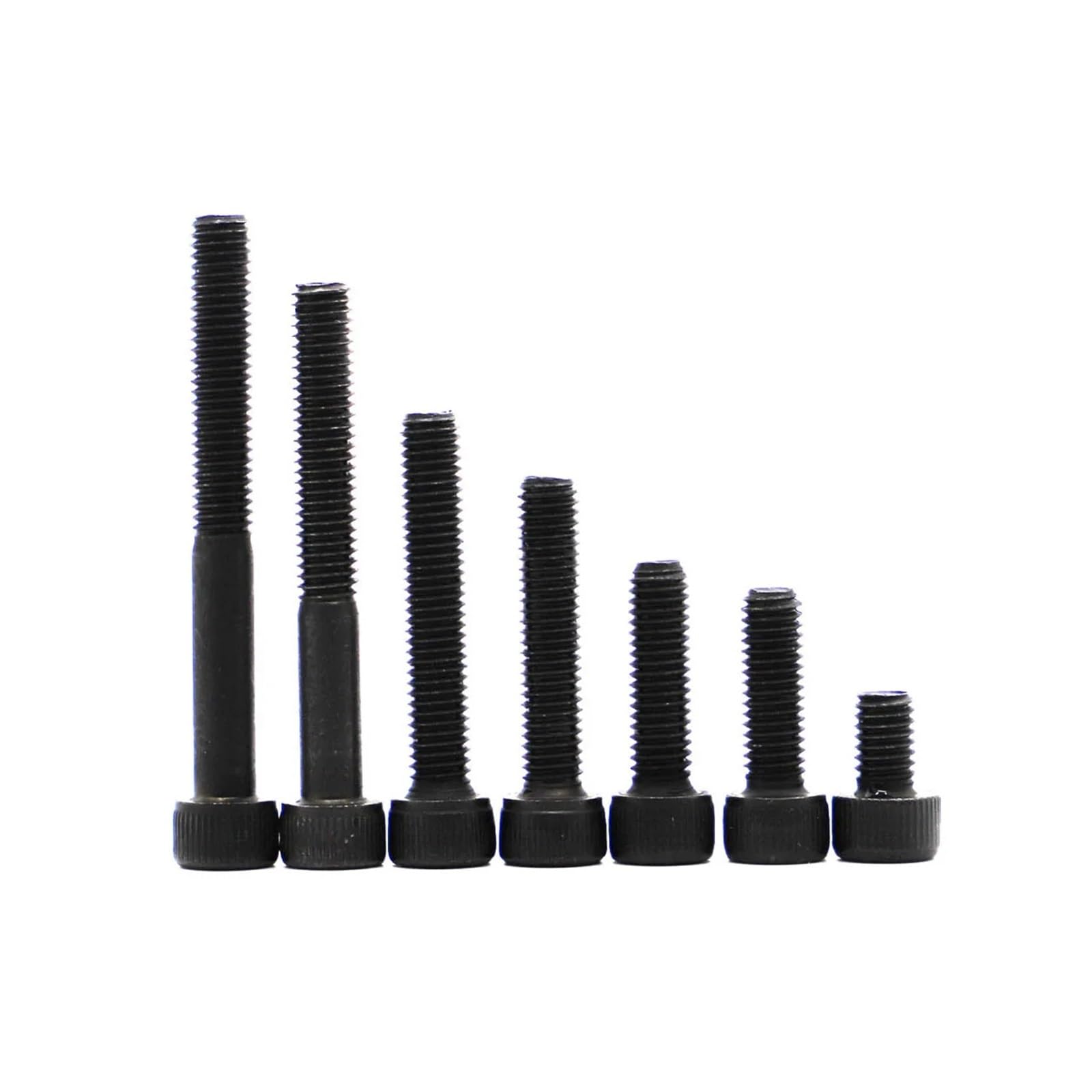 20 Vis à Tête Hexagonale M6x30 Acier Allié 12.9 - Noir, Emballage Uxcell, Neuf