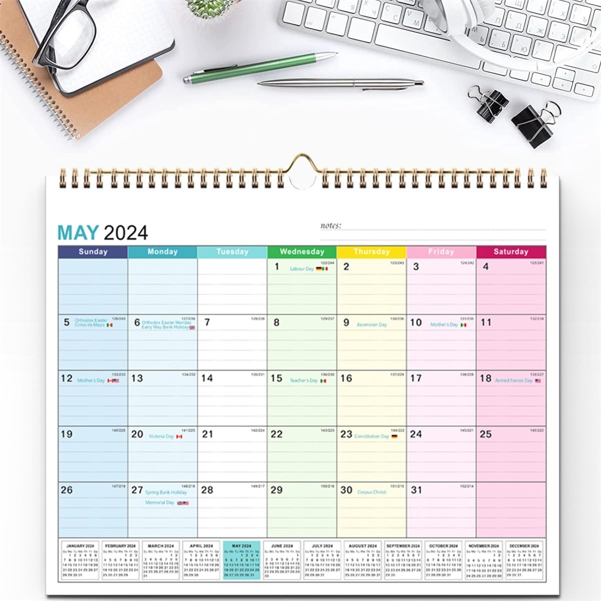 amazon-com-2024-year-wall-calendar-12-months-desk-calendar-with-blank-block-perfect-for-planning-and-organizing-at-home-school-office-2-pieces-size-b-office-products