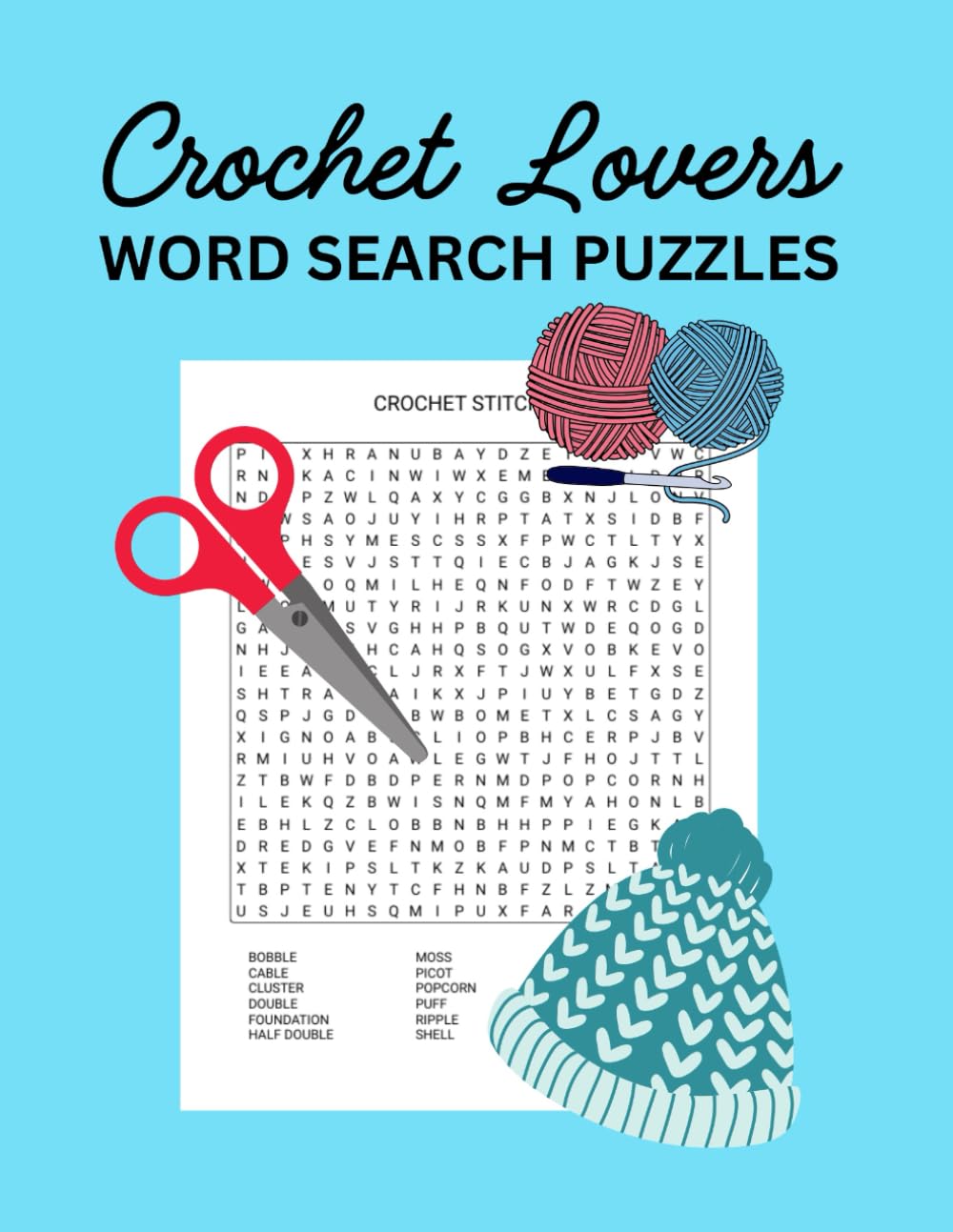 Crochet Lovers Word Search Puzzles