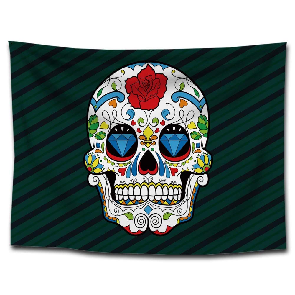 Tapisserie de Halloween drap de plage bohème et tenture murale hippie 150 * 200cm