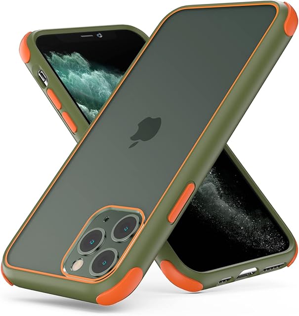 MobNano Compatible with iPhone 11, Ultra Thin Hybrid Case, Soft TPU Shockproof Bumper Anti Scratch Cover for iPhone 11 - Green