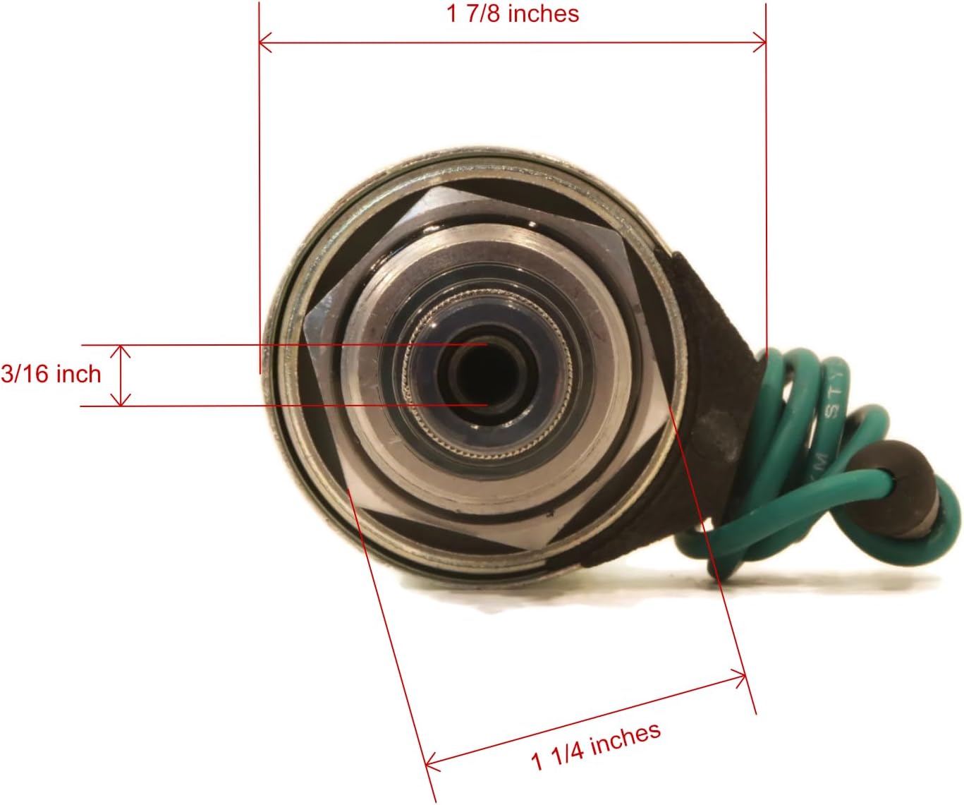 The ROP Shop | Snow Plow 5/8" Solenoid Coil & Valve C Green fits Meyer E-47 E-57 E-60 Blade