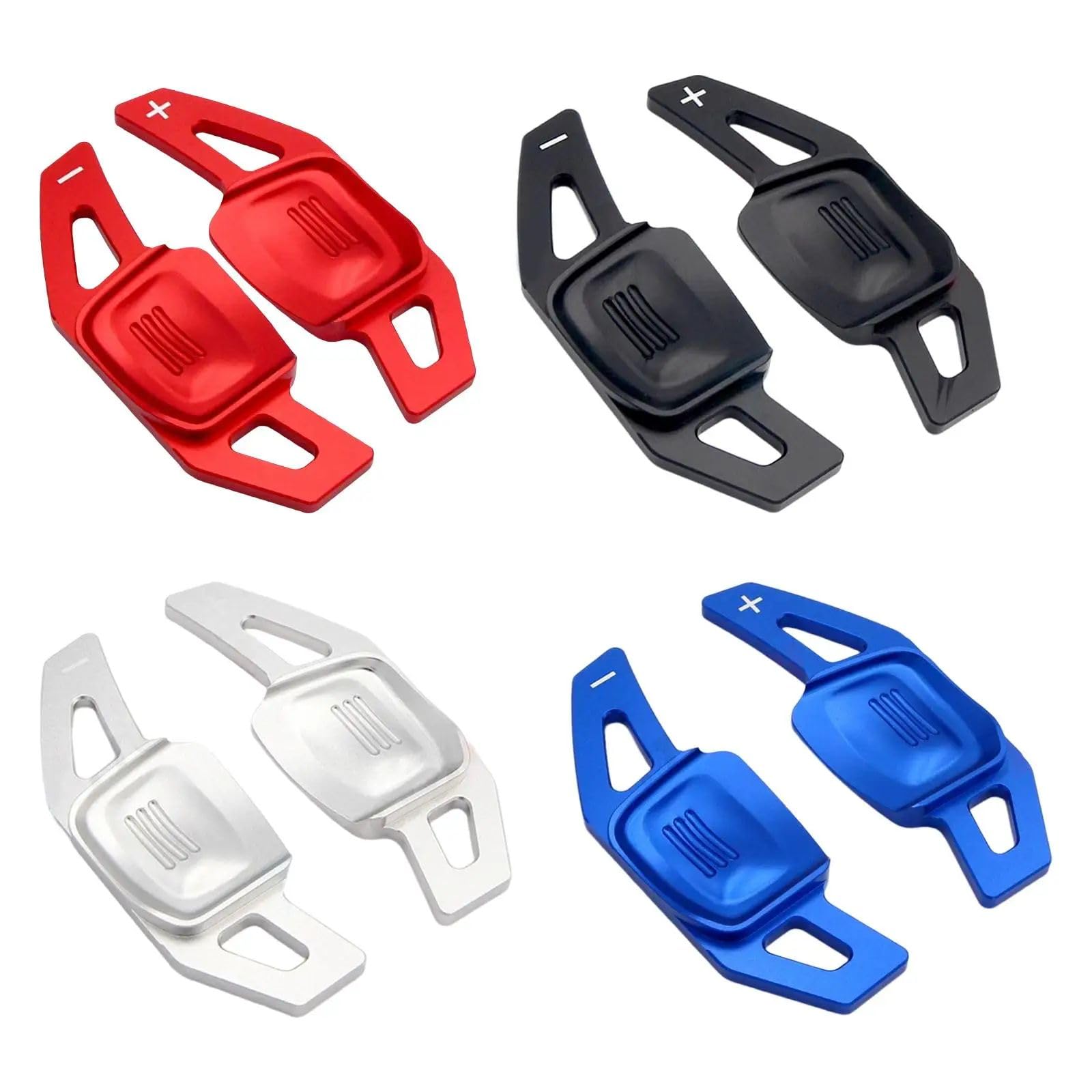 ontto Przedłużenie łopatki kierownicy pasuje do VW Golf 7 Alltrack MK7 Golf 8 MK8 Passat B8 Jetta MK6 Arteon 2013-2022 metalowe Shift Paddle Shifter srebrna