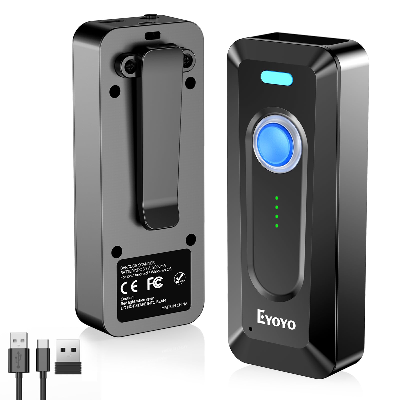 Eyoyo 2D Portable Bluetooth Barcode Sca