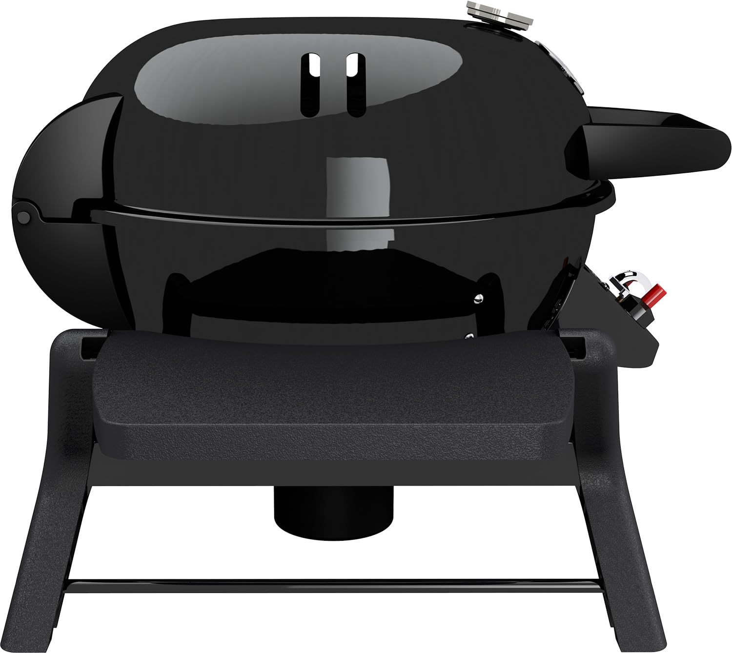 Outdoorchef Kompaktowy grill "Minichef 420 G" | grill kulisty do soczystych steków bez obracania | grill gazowy mały na balkon i kemping – Ø 42 cm o mocy 4,2 kW